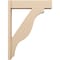 Ekena Millwork 8-in W x 34-in D x 46-in H Funston Block Rough Cedar Woodgrain TimberThane Outlooker, Primed Tan OUTUR080X34X46FST44RCPR - alternate 5